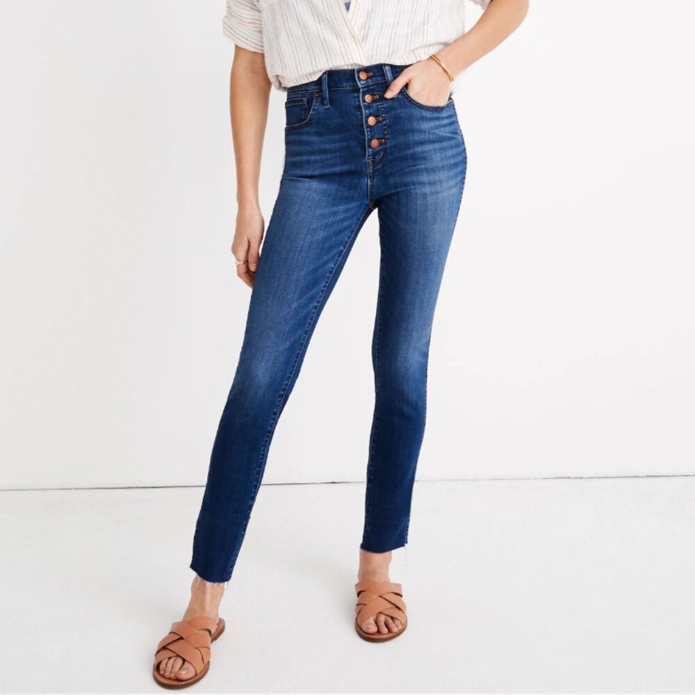 Madewell - 10" High-Rise Skinny Crop Jeans - Size 26
